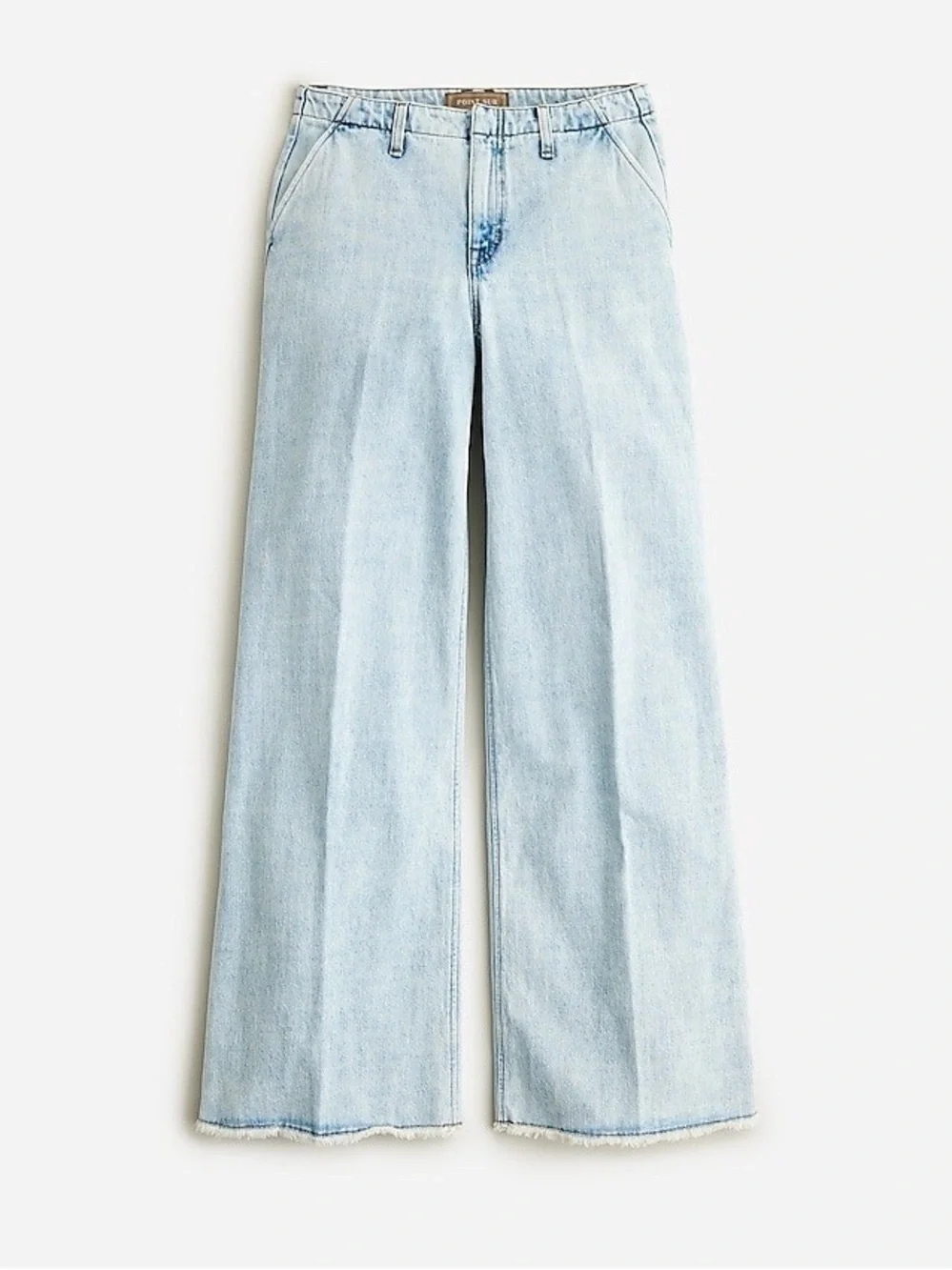 J.Crew Point Sur Puddle Jeans High Rise Wide Leg Size 28 - Picture 14 of 15